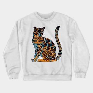 Fauvist Cat Crewneck Sweatshirt